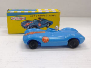 Aston Martin DB3 S 2.9 Litri Sports #26 Sam Toys 1:43 in Plastica Made in Italy Modellino Model car Blu