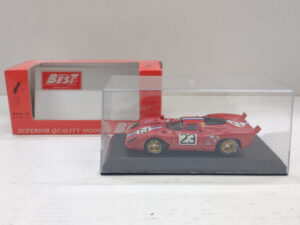 Ferrari 312P Coupe Best Model 9165 Daytona 1970 1:43 #23 Piper/Adamowicz Modellino Model car Rosso