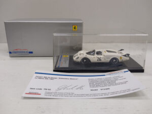 Ferrari 362 P2 Tecnomodel TM02 Drogo Elefantino Bianco 24h Le Mans 1967 1:43 T#26 Modellino Model car Bianco