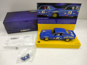Slot Car Chevrolet Camaro Scalextric C2399 1969 1:32 #6 Modellino Model car Blu Edizione Limitata