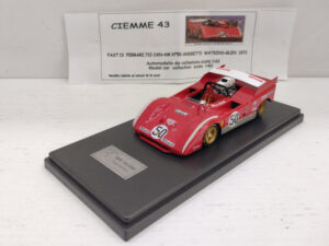 Ferrari 712 Can Am MG Model (Ciemme 43) Watkins Glen nel 1971 1:43 #50 Andretti Modellino Model car Rosso
