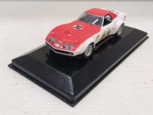 Chevrolet Corvette 24h Le Mans 1973 1:43 #30 Greder/Beaumont Versione da edicola Modellino Model car Rosso Bianco