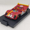 Ferrari 312PB Brumm R261 1000Km Monza 1972 1:43 #1 Ickx/Regazzoni Modellino Model car Rosso