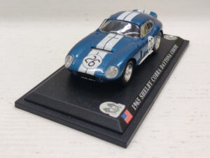Shelby Cobra Coupe Daytona 1965 1:43 #26 Versione da Edicola Del Prado Modellino Model car Blu Bianco