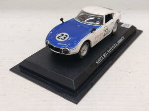 Shelby Toyota 2000GT #23 1:43 Versione da edicola Del Prado Modellino Model car Diecast Bianco Blu
