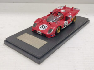 Ferrari 521S MG Model Nurburgring 1970 1:43 #55 Vaccarella/Surtees DANNEGGIATO Modellino Model car Rosso