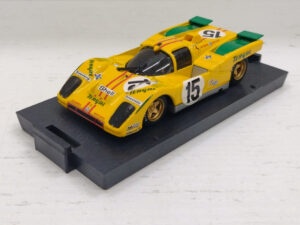 Ferrari 512M Brumm S046 24h Le Mans 1971 1:43 Team Montjuich #15 Vaccarella/Juncadella Modellino Model car Giallo Verde