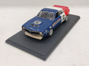 AMC Javelin Boss Models SMTS Trans Am 1970 n. 2 1:43 #6 Race Mark Donohue Made in England SMTS Modellino Model car Blu Bianco Rosso