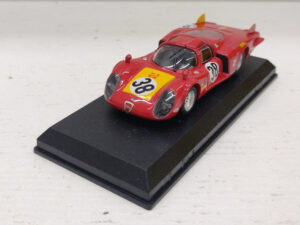 Alfa Romeo 33.2 Coda Lunga Best Model 9252  24h Le Mans 1968 1:43 #38 Facetti/Dini Modellino Model car Rosso