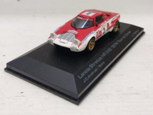 Lancia Stratos HF Hpi 8075 Tour De Corse 1974 1:43 #2 Andretti/Biche Modellino Model car Rosso