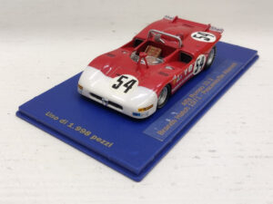 Alfa Romeo 33.3 M4 Models Brands Hatch 1971 1:43 #54 Pescarolo/De Adamich Modellino Model car Rosso