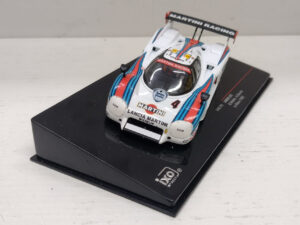 Lancia LC2 IXO LCM129 24h Le Mans 1985 1:43 Team Martini Racing #4 Wollek/Nannini Modellino Model car Bianco