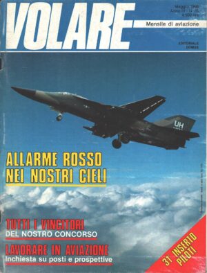Rivista Volare  n. 35 - Maggio 1986 - In copertina F-111 Aardvark ed. Domus - Con Inserto