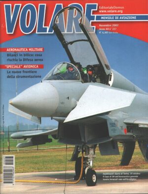 Rivista Volare  n. 227 - Novembre 2002 - In copertina Eurofighter Typhoon ed. Domus