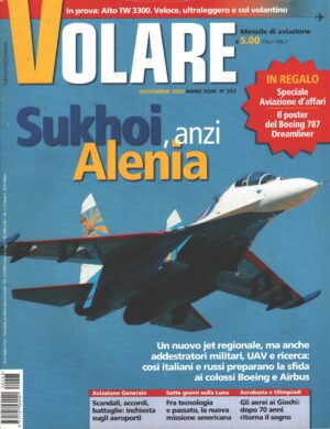 Rivista Volare  n. 263 - Novembre 2005 - In copertina Sukhoi Su-30 ed. Domus - Con Allegato