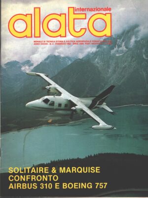 Rivista Alata internazionale n. 2 - Febbraio 1982 - In copertina Mitsubishi MU-2 ed. Ed.A.I.