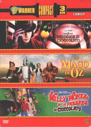 La fabbrica di cioccolato, Il mago di Oz, Willy Wonka (3 DVD) con Cofanetto - DVD in Italiano