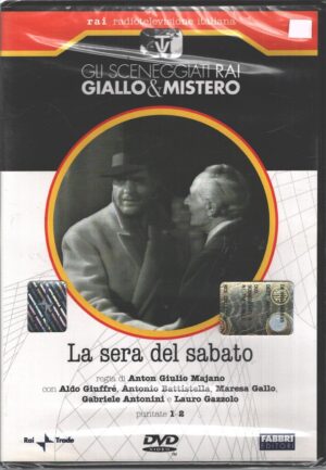 La sera del sabato - Miniserie TV Completa DVD RAI (Episodi 1-2) Sceneggiati Rai Giallo & Mistero - Versione da edicola DVD in Italiano