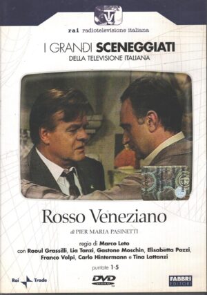 Rosso Veneziano - Miniserie Completa DVD RAI (2 DVD) (Episodi 1-5) Grandi Sceneggiati Rai - Versione da edicola - DVD in Italiano