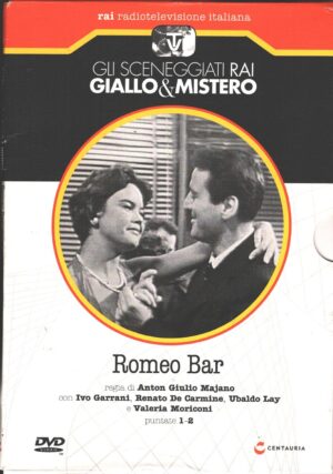 Romeo Bar - Miniserie Completa DVD RAI (Episodi 1-2) Sceneggiati Rai Giallo & Mistero - Versione da edicola - DVD in Italiano