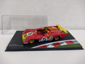 Ferrari 312P Model Car 24h Le Mans 1973 1:43 #15 Ickx/Redman Versione da edicola Modellino Model car Rosso