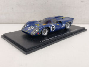 Lola T70 MK3B Spark S1437 Winner Daytona 1969 1:43 #6 Donohue/Parson Modellino Model car Blu