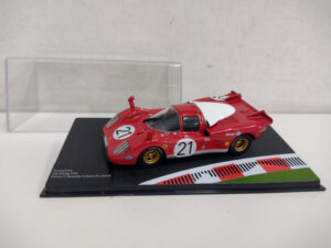Ferrari 512S Model Car 12h Sebring 1970 1:43 #21 Vaccarella/Giunti/Andretti Versione da edicola Modellino Model car Rosso