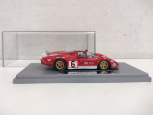 Ferrari 512 S S.E.F.A.C. 5.ol V8 Long Tail GAS Gas10021 24h Le Mans 1970 1:43 Team SPA Sefac #6 Giunti/Vaccarella Modellino Model car Rosso
