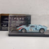 Ford GT40 MK II Bang 7080 24h Le Mans 1966 1:43 #1 Sea Blue Gulf Modellino Model car Azzurro Arancione