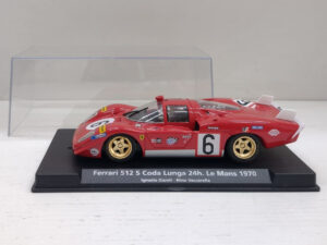 Slot Car Ferrari 512S Coda Lunga Fly 88097 C72 24h Le Mans 1970 1:32 #6 Giunti/Vaccarella Modellino Model car Rosso