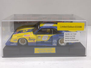 Slot Car Ford Mustang Turbo Sunoco Sideway SWHC08 1:32 #6 Donohue Tribute Modellino Model car Blu Giallo Limited Edition