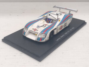 Lancia Martini GR6 Spark S0662 24h Le Mans 1982 1:43 #51 Fabi/Alboreto/Stommelen DANNEGGIATO Modellino Model car Bianco