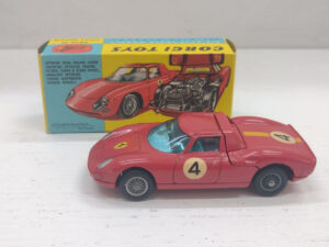 Ferrari Berlinetta 250 Corgi Toys 314 24h Le Mans 1:43 #4 Made in Great Britain Modellino Model car Rosso