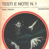 Testi e note n. 1 di Isaac Asimov - Urania n. 697 (Le Antologie) ed. Mondadori