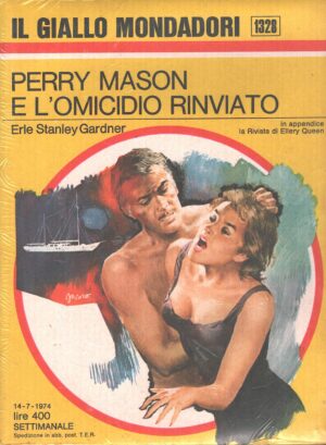 Perry Mason e l'omicidio rinviato di Gardner - Giallo Mondadori n. 1328 ed. Mondadori