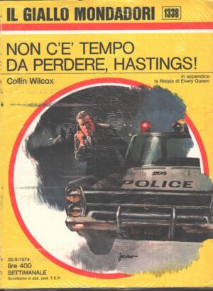 Non c'è tempo da perdere Hastings! di Collin Wilcox - Giallo Mondadori n. 1338 ed. Mondadori