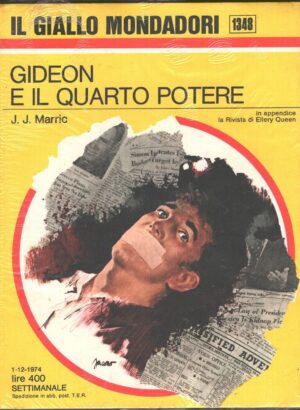 Gideon e il quarto potere di J. J. Marric - Giallo Mondadori n. 1348 ed. Mondadori