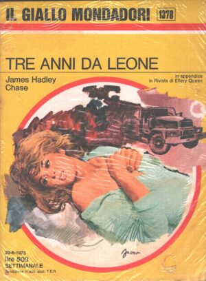 Tre anni da leone di James Hadley Chase - Giallo Mondadori n. 1378 ed. Mondadori