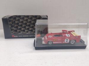 Alfa Romeo 33TT12 Brumm R240 1000Km SPA 1975 1:43 #2 Pescarolo Bell Modellino Model car Rosso