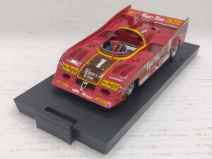 Alfa Romeo 33SC12 Brumm R283 Coppa Florio 1977 1:43 #1 Merzario Modellino Model car Rosso