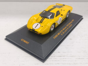 Ford MK IV IXO GTM007 Winner Sebring 1967 1:43 #1 McLaren/Andretti Modellino Model car Giallo