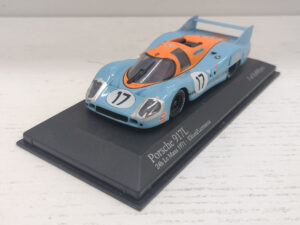 Porsche 917LH Minichamps 430716717 24h Le Mans 1971 1:43 #17 Siffert/Bell Modellino Model car Azzurro Arancione