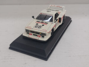 Lancia Beta Montecarlo Best 9217 24h Le Mans 1981 1:43 #68 Finotto/Schoen/Pianta Modellino Model car Bianco