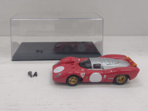 Ferrari 312P Coupe Prova Best 9730 Monza 1969 1:43 DANNEGGIATO Modellino Model car Rosso
