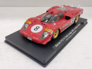 Slot Car Ferrari 512S Coda Lunga Fly Car Model 24h Le Mans 1970 1:32 #8 Merzario/Regazzoni Modellino Model car Rosso