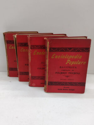 Enciclopedia Popolare Illustrata (4 volumi) di Premoli, Palmiro ed. Sonzogno (1896)