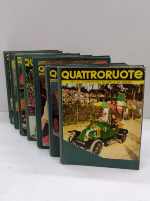 Quattroruote Lotto n. 8 volumi - Mix di articoli vari - numeri NON COMPLETI ed. Domus