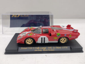 Slot Car Ferrari 512S Coda Lunga Fly Car Model C29 24h Le Mans 1970 1:32 #11 Posey/Bucknum Modellino Model car Rosso