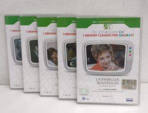 La famiglia Benvenuti - Serie Completa DVD RAI (5 DVD) (Episodi 1-13) Grandi Classici per Ragazzi - Versione da edicola - DVD in Italiano
