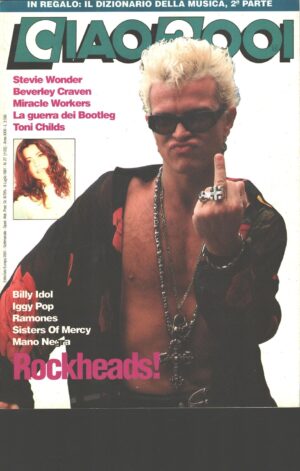Rivista Ciao 2001 n. 27 del 9 Luglio 1991 - In Copertina Billy Idol (con Poster Bob Geldof)